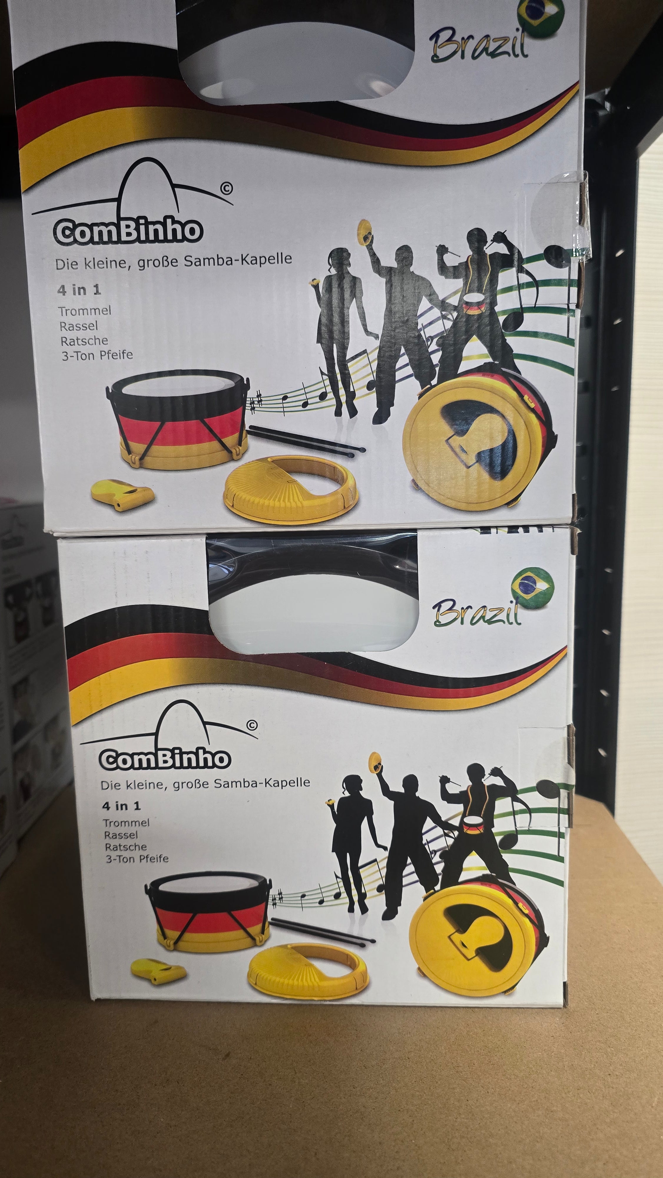 STOCK TAMBURELLI PER BAMBINI 3 IN 1. 30 PEZZI.