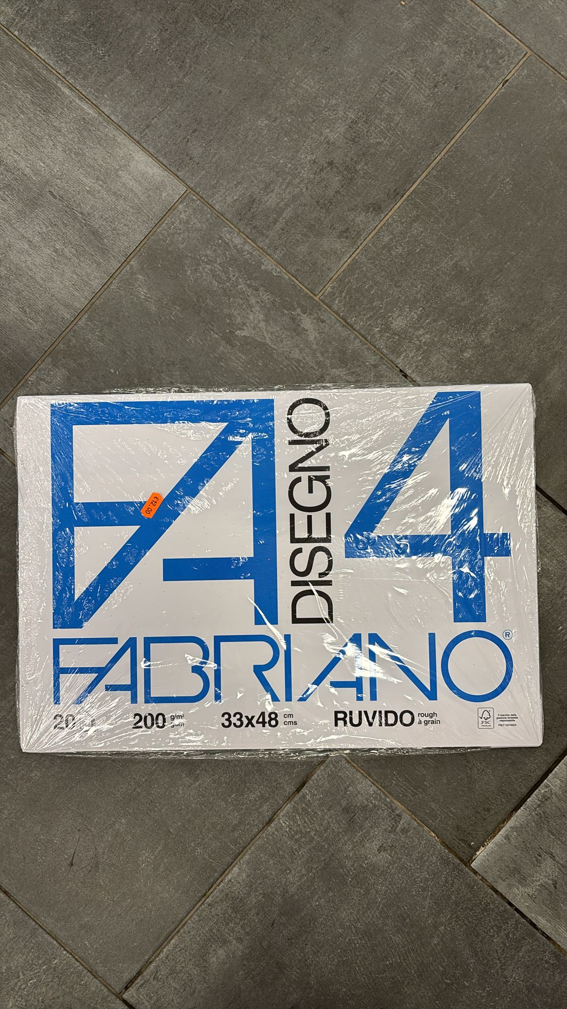 ALBUM DA DISEGNO RUVIDO - 20 FOGLI 33x48