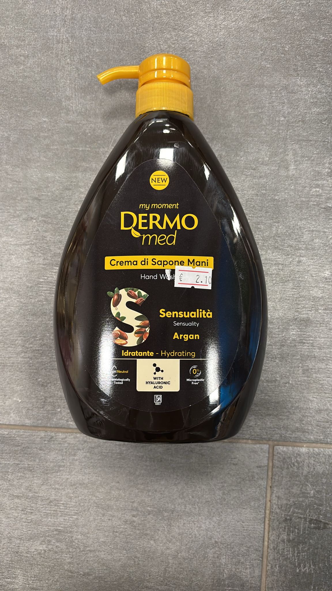 Demo med sapone liquido all'argan