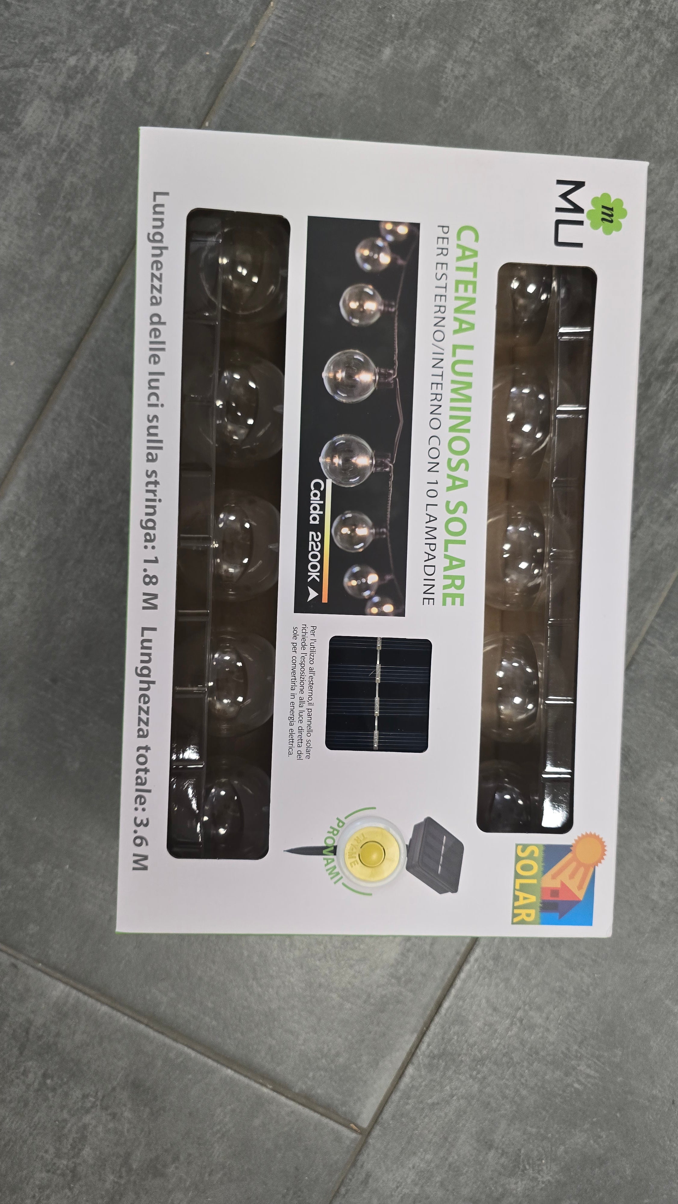 Catena luminosa solare