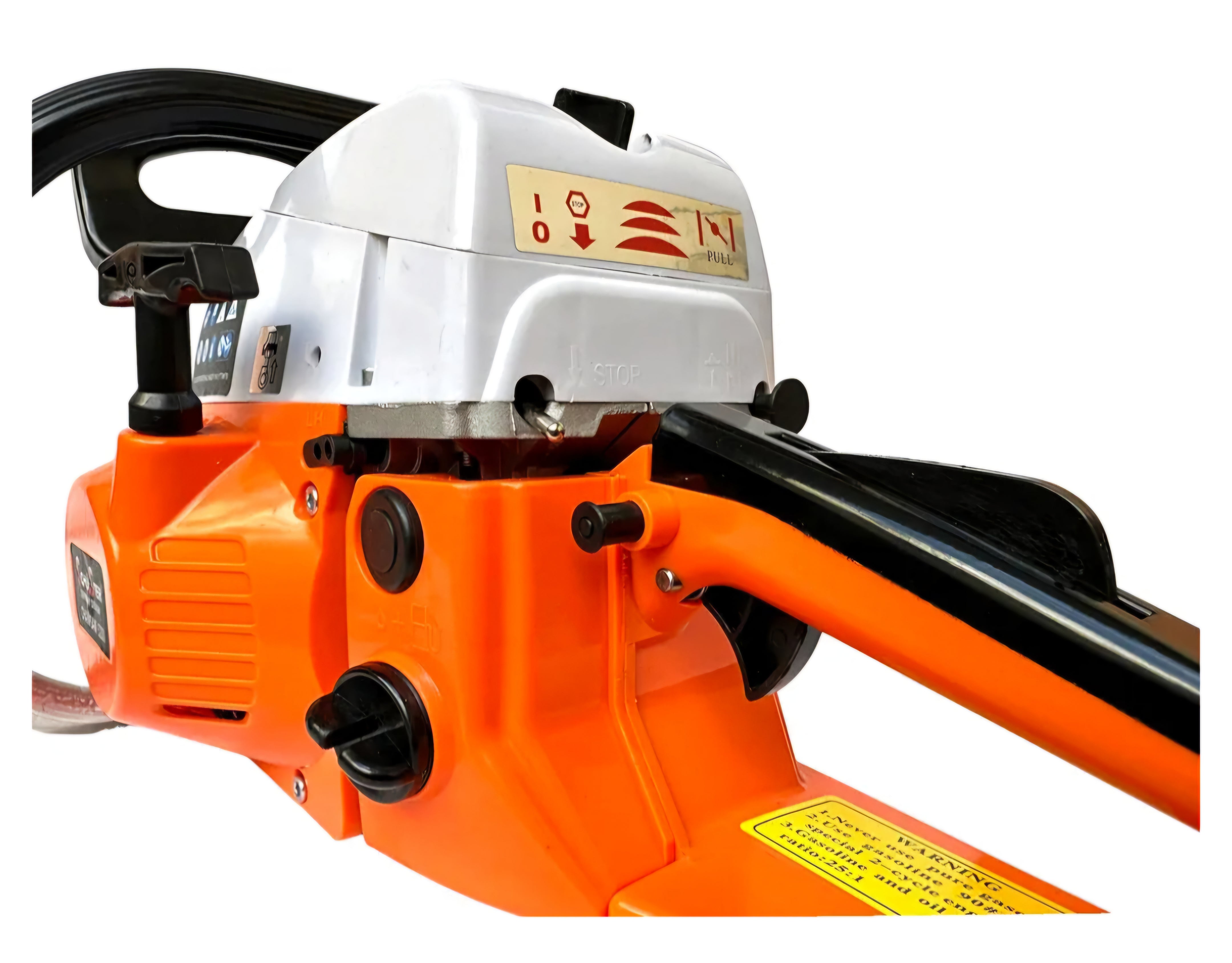 Motosega a scoppio 52 cc motore 2 Tempi Taglio professionale con lama lunga 50 cm con kit montaggio e corpicatena adatto per fai da te o professionisti