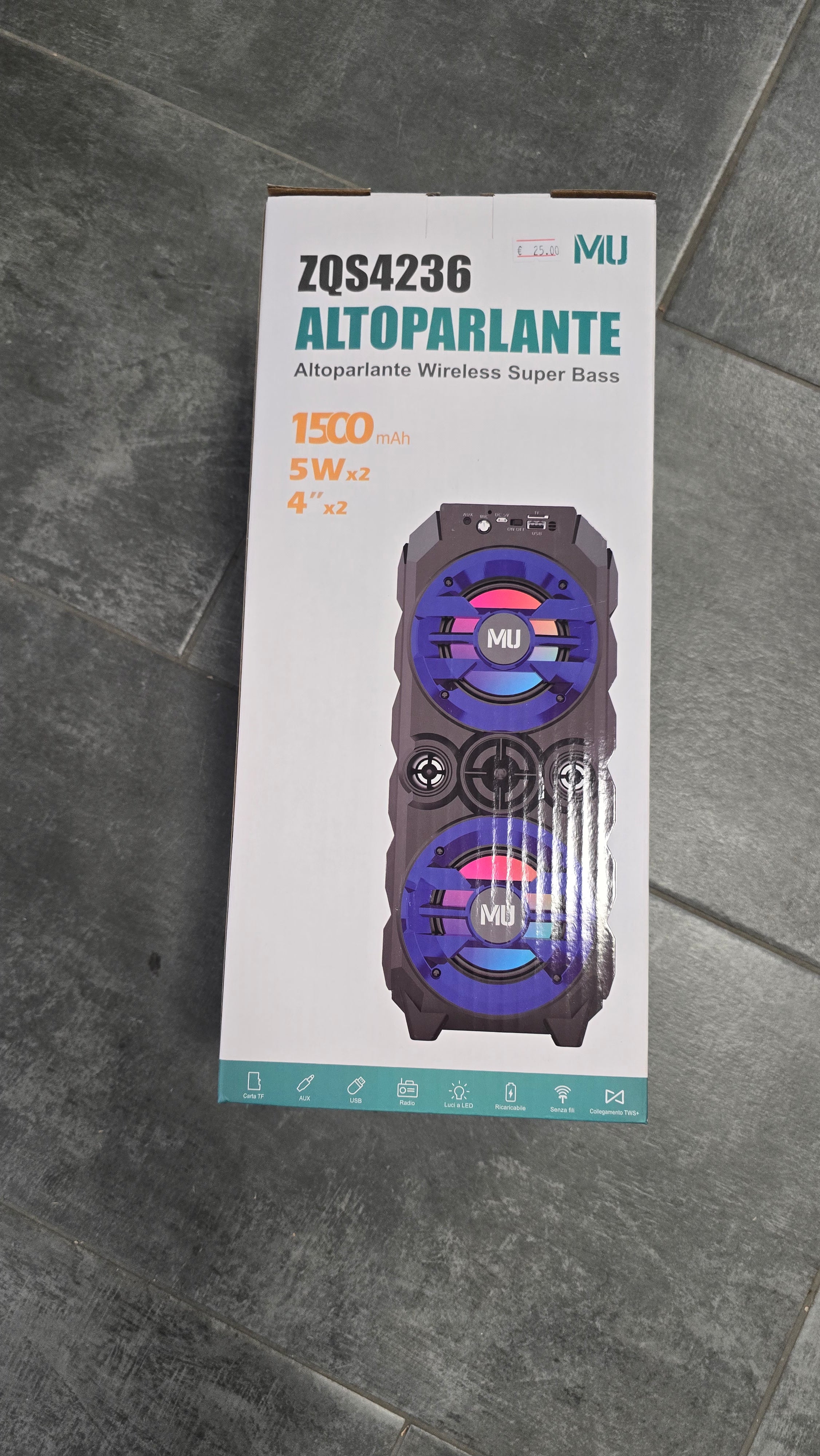 MU - ZQS4236 ALTOPARLANTE WIRELESS SUPER BASS