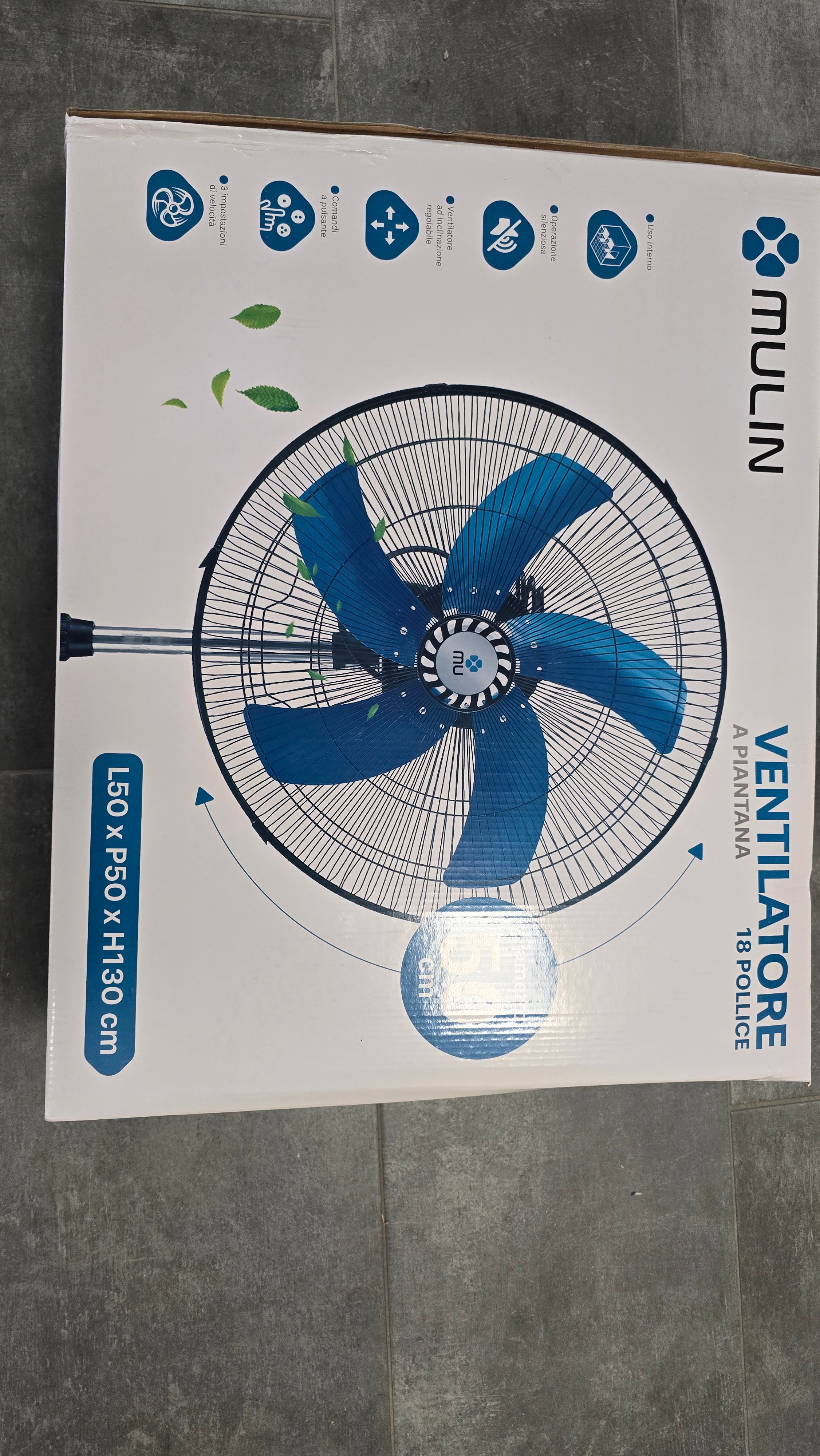 Ventilatore a pianta 18 pollici