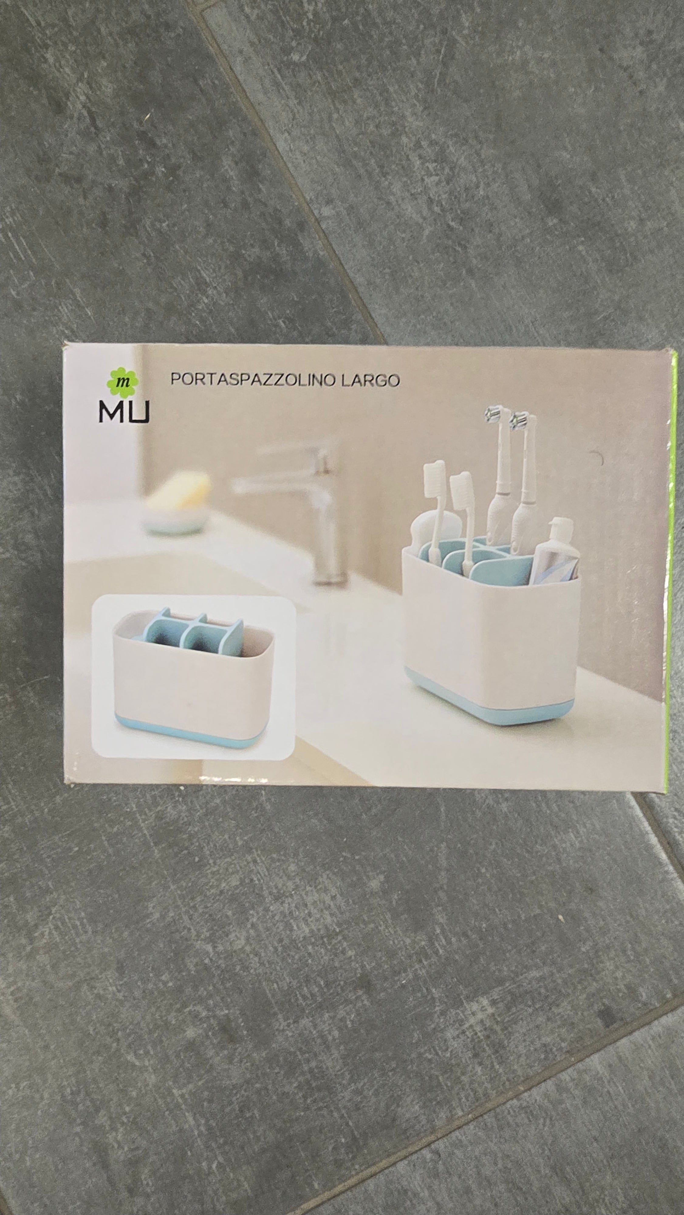 Portaspazzolino largo