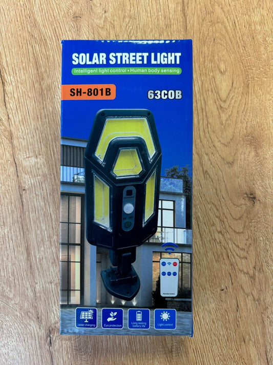 Faro a luce solare con sensore movimento