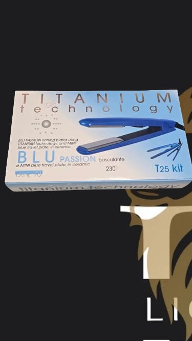TITANIUM TECHNOLOGY - T25 KIT - PIASTRA IN CERAMICA + MINIPIASTRA PORTATILE