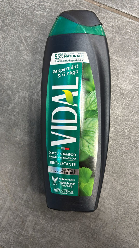 Vidal doccia shampoo menta
