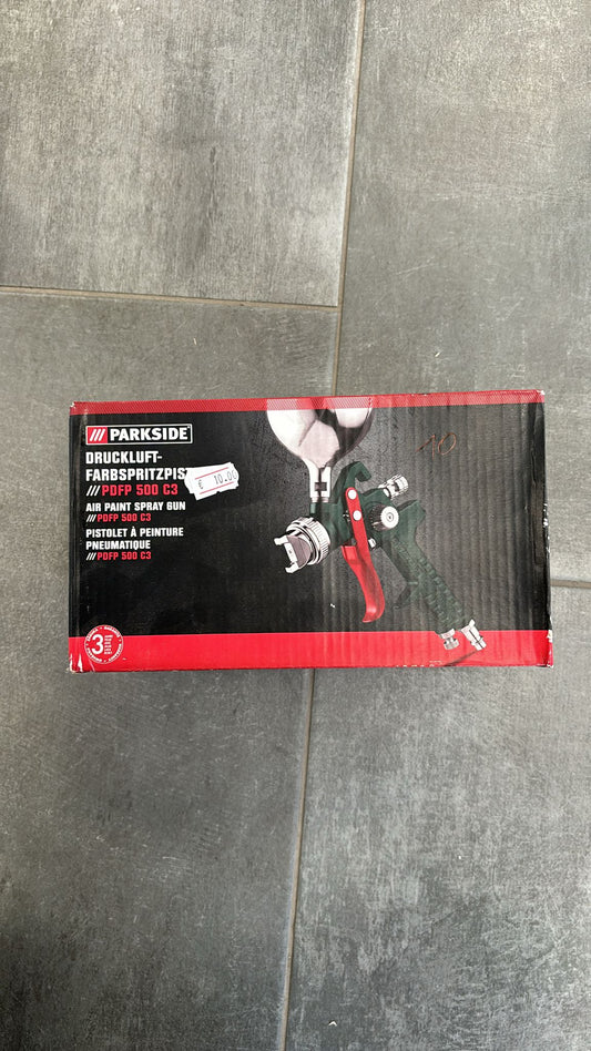 PARKSIDE - PISTOLA PNEUMATICA PER VERNICIATURA PDFP 500 C3