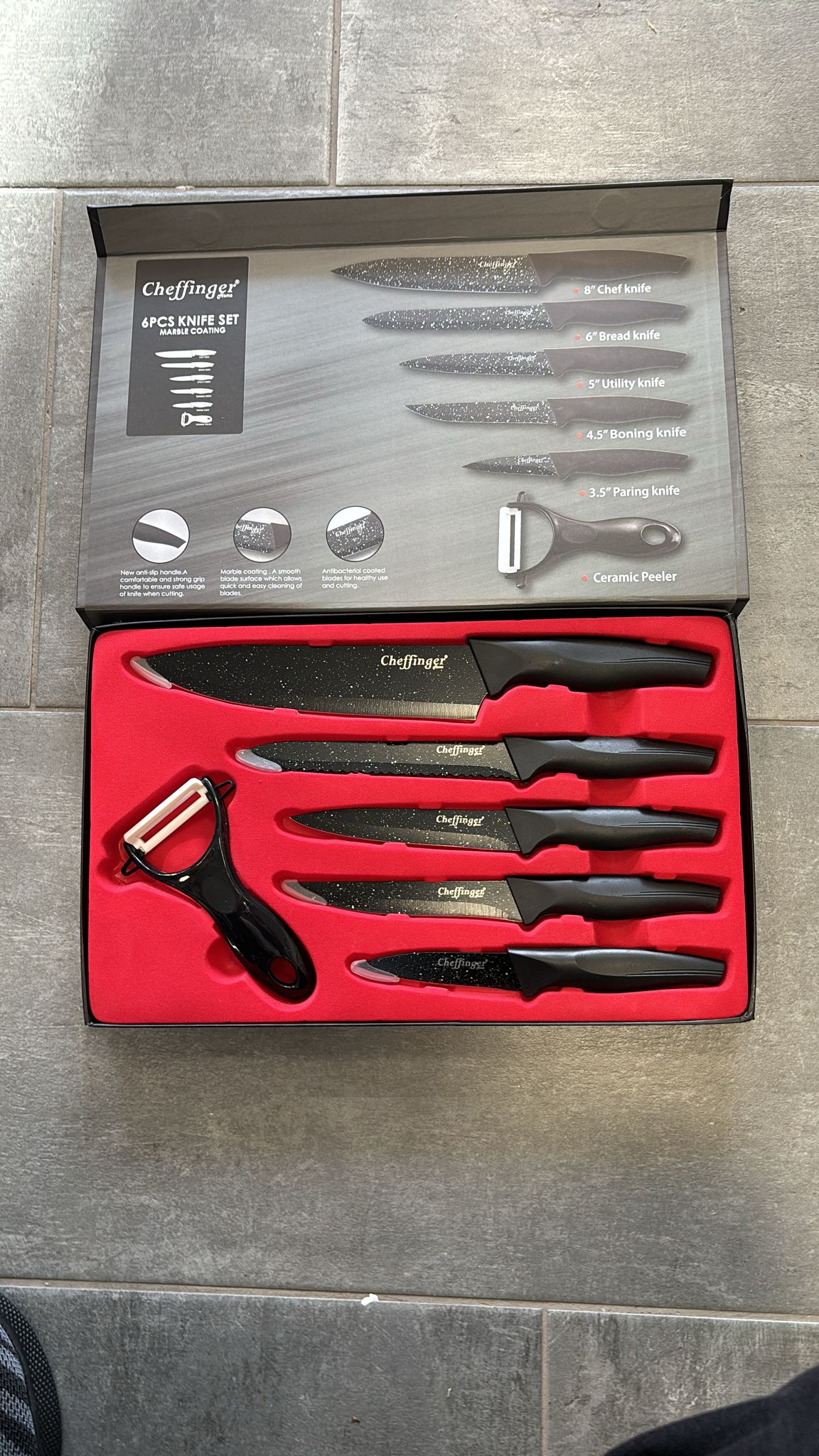 CHEFFINGER HOME - SETT COLTELLI 6 PEZZI