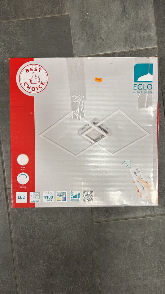 Plafoniera doppia  a led da 4100 lumen con telecomando