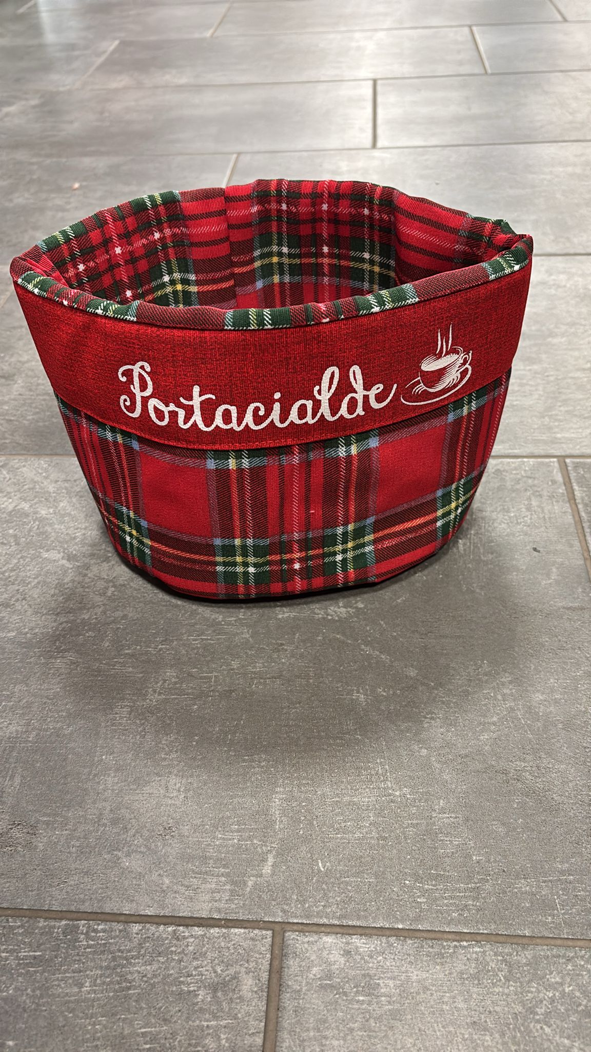 Cestino porta pane in tessuno