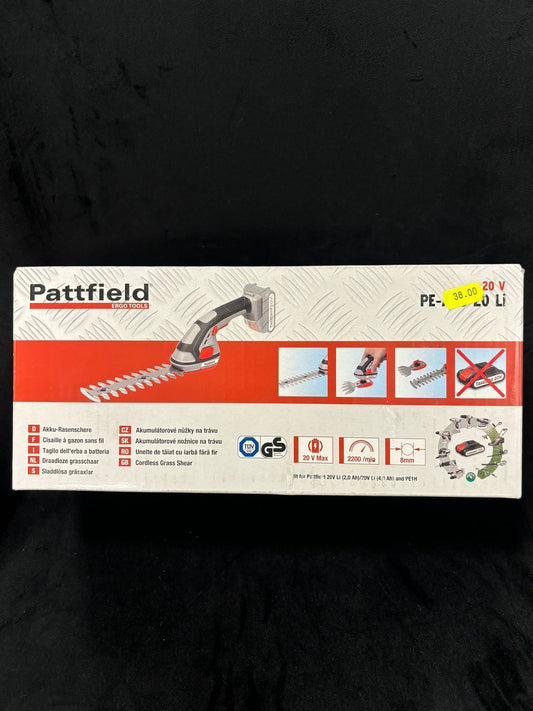 PATTFIELD - TAGLIAERBA A BATTERIA 20V 2200 GIRI/MINUTO 8 MM 