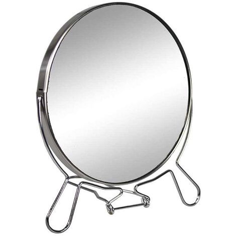 DLH BEAUTY - SPECCHIO INGRANDITORE TONDO 7” DIAMETRO 17 cm INGRANDIMENTO 1X 2X