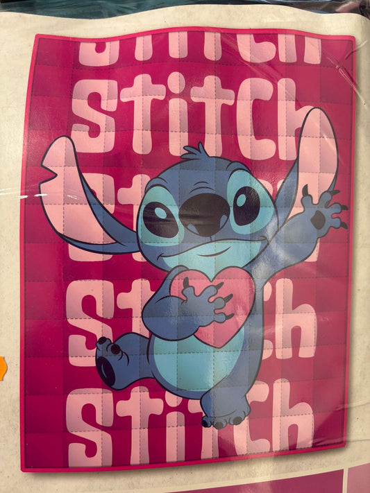DISNEY - STITCH TRAPUNTA INVERNALE 160x250 cm ROSA