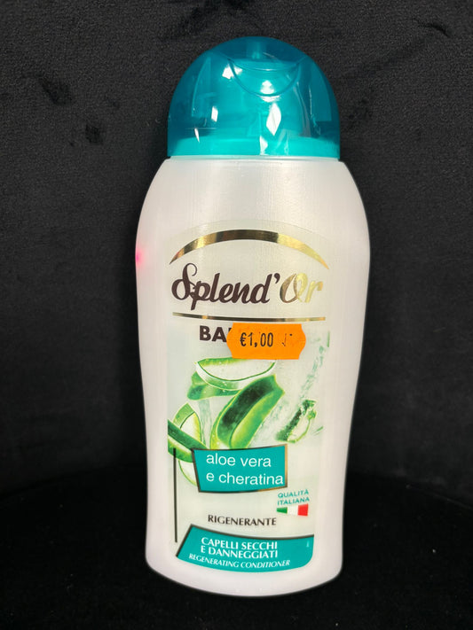 SPLEND’OR - BALSAMO ALOE VERA E CHERATINA RIGENERANTE CAPELLI SECCHI E DANNEGGIATI 300 ML
