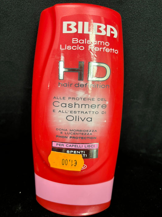 BILBA - BALSAMO LISCIO PERFETTO ALLE PROTEINE DEL CASHMERE E ALL’ESTRATTO DI OLIVA PER CAPELLI LISCI 200 ML
