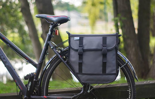 Borsa doppia per bicicletta, da inserire nel portapacchi  con capienza fino a 45L