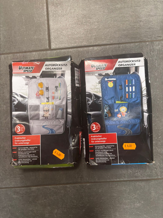 Portaoggetti per sedile auto a 5 tasche,  pratico organizer per viaggi, adatto a tutti i sedili auto