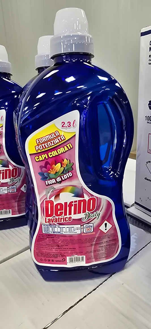 Delfino lavatrice capi colorati