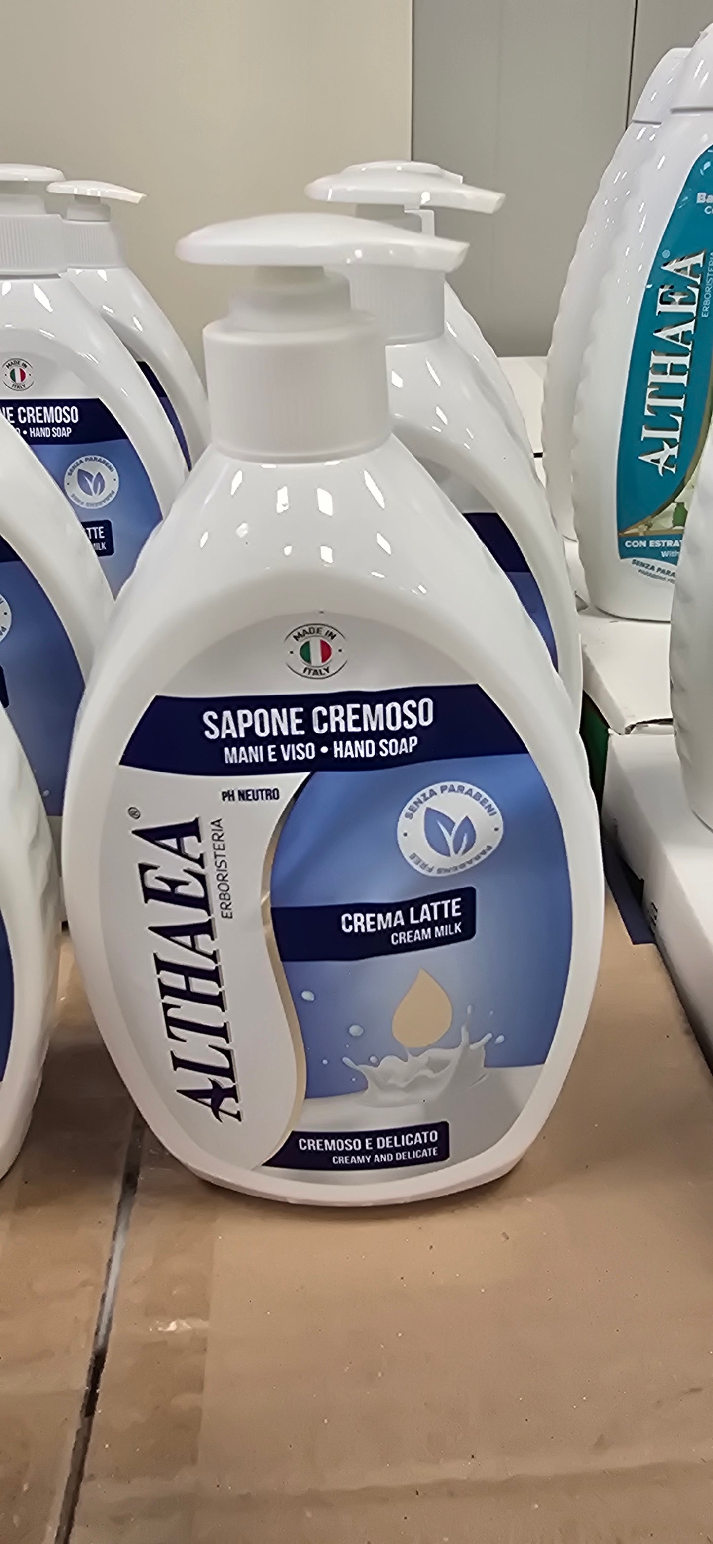 Sapone mani e viso bianco latte