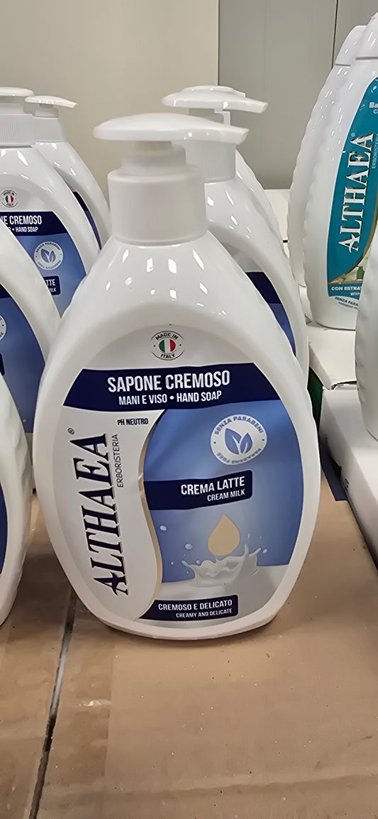 Sapone mani e viso bianco latte
