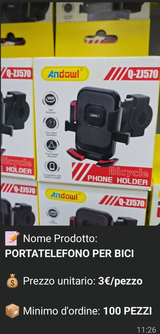 100 PORTATELEFONO PER BICI
