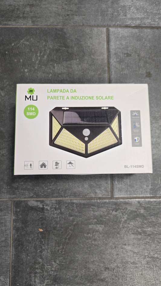 Lampada da partete ad induzione solare