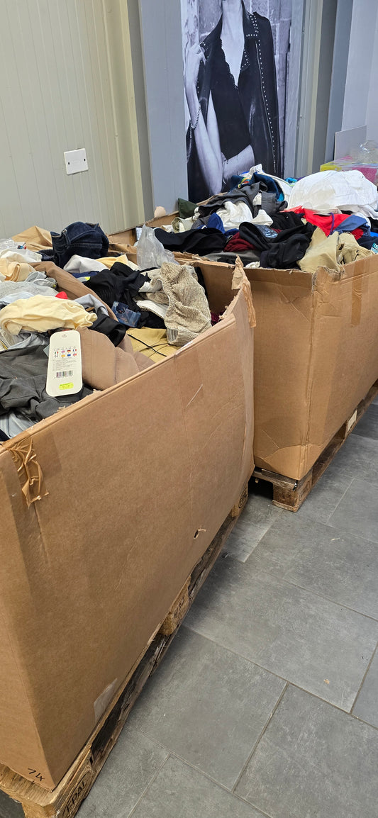 📦 STOCK ABBIGLIAMENTO – 3 BANCALI COMPLETI